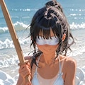 loincloth girl (watermelon smashing) 3枚目