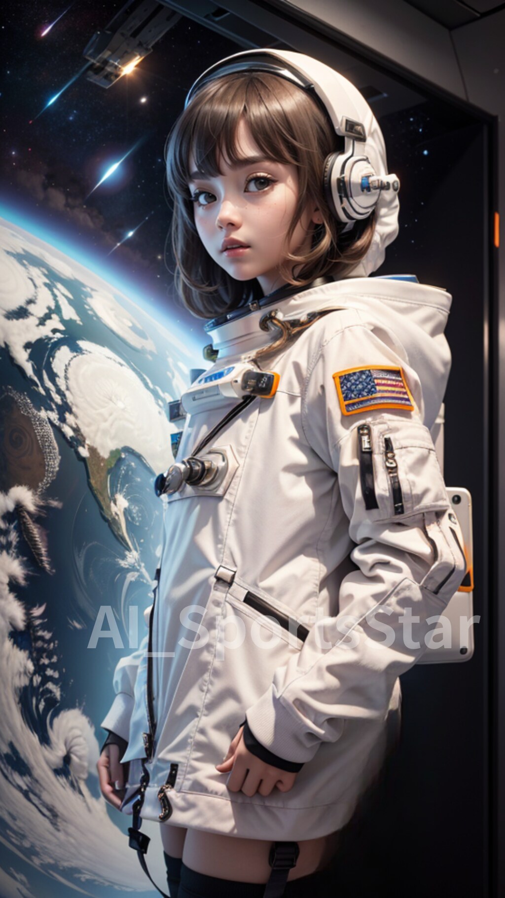 未来2180年の宇宙飛行士
