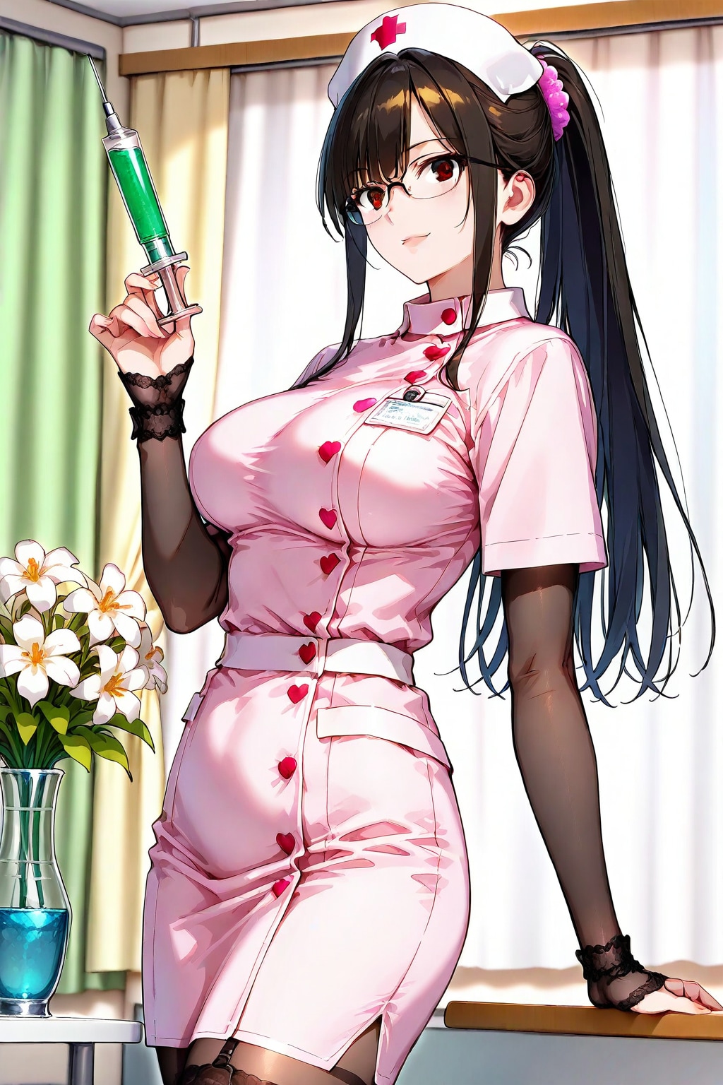 ピンクのナース服なCAPEさん