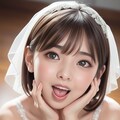 ウエディングドレスを着たかわいい女性が見てみたーい 9枚目