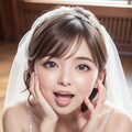 ウエディングドレスを着たかわいい女性が見てみたーい 8枚目