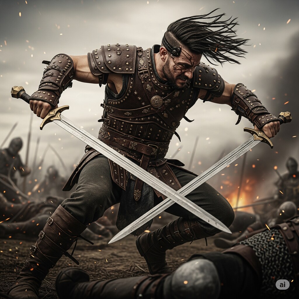 フィギュア：二刀流のおっさん