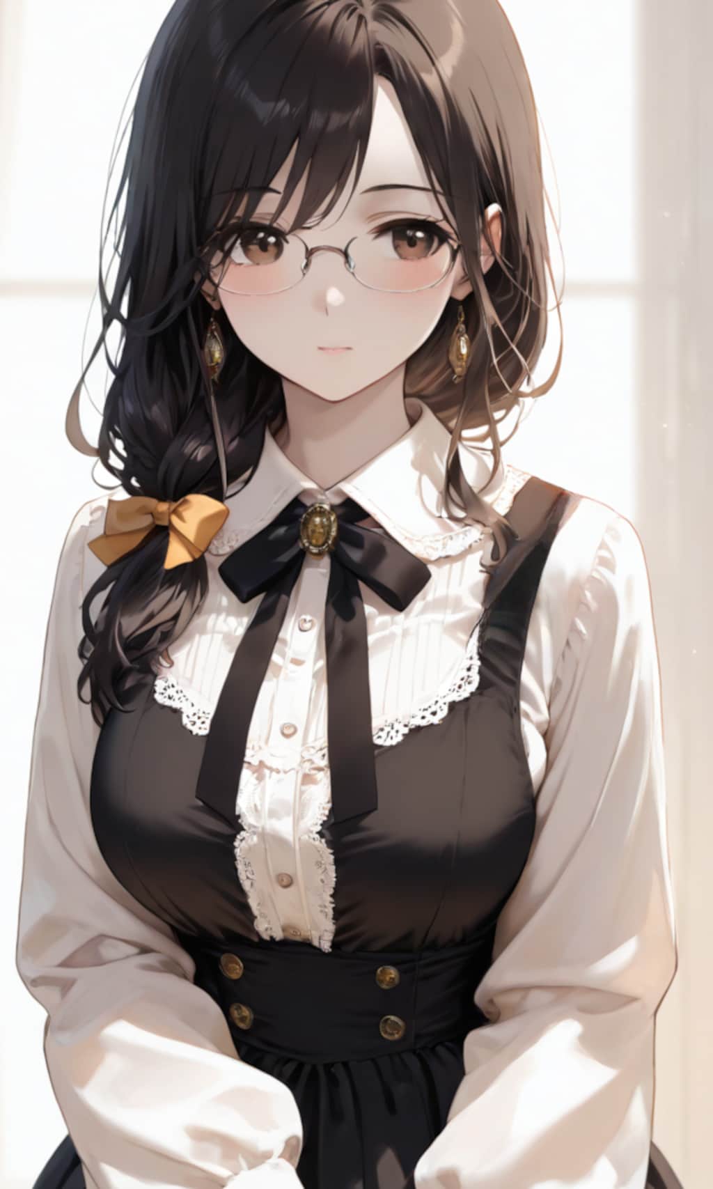 憧れの黒髪先輩