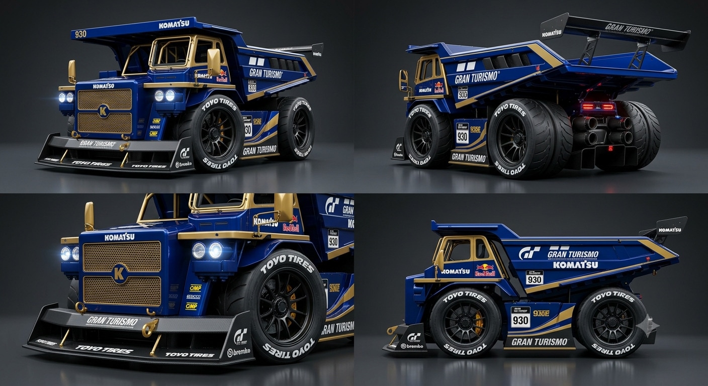 トーヨータイヤグランツーリスモコマツダンプトラック