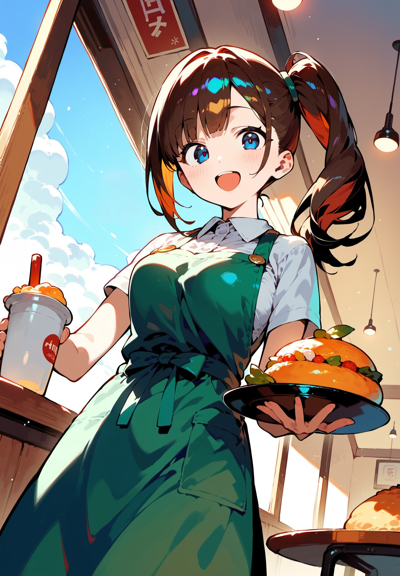 看板娘。