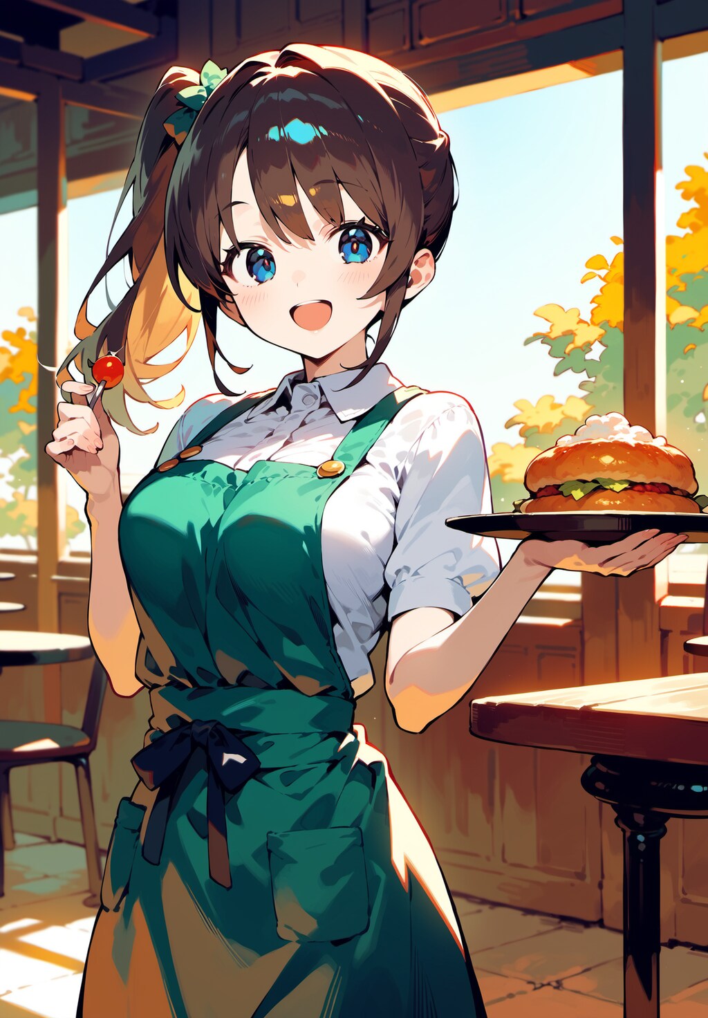 看板娘。