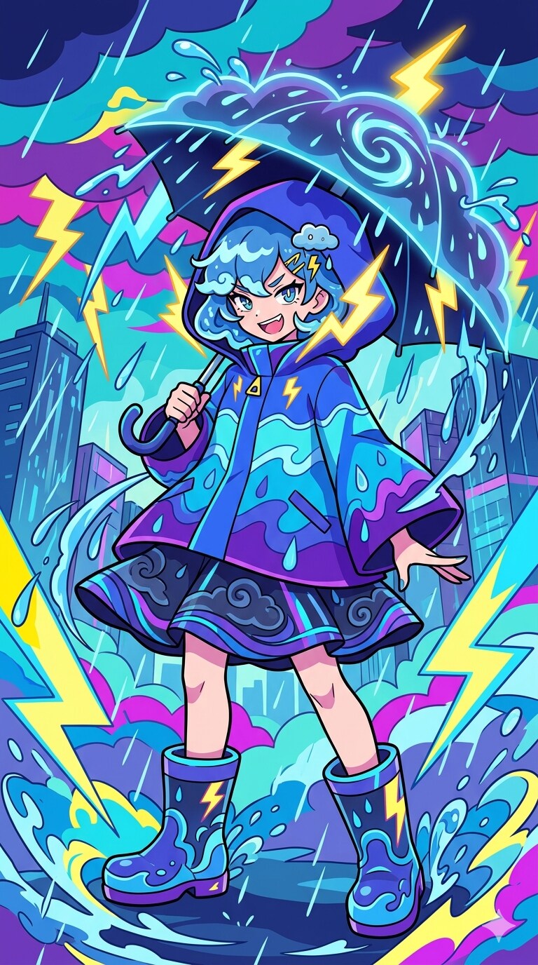 嵐の擬人化