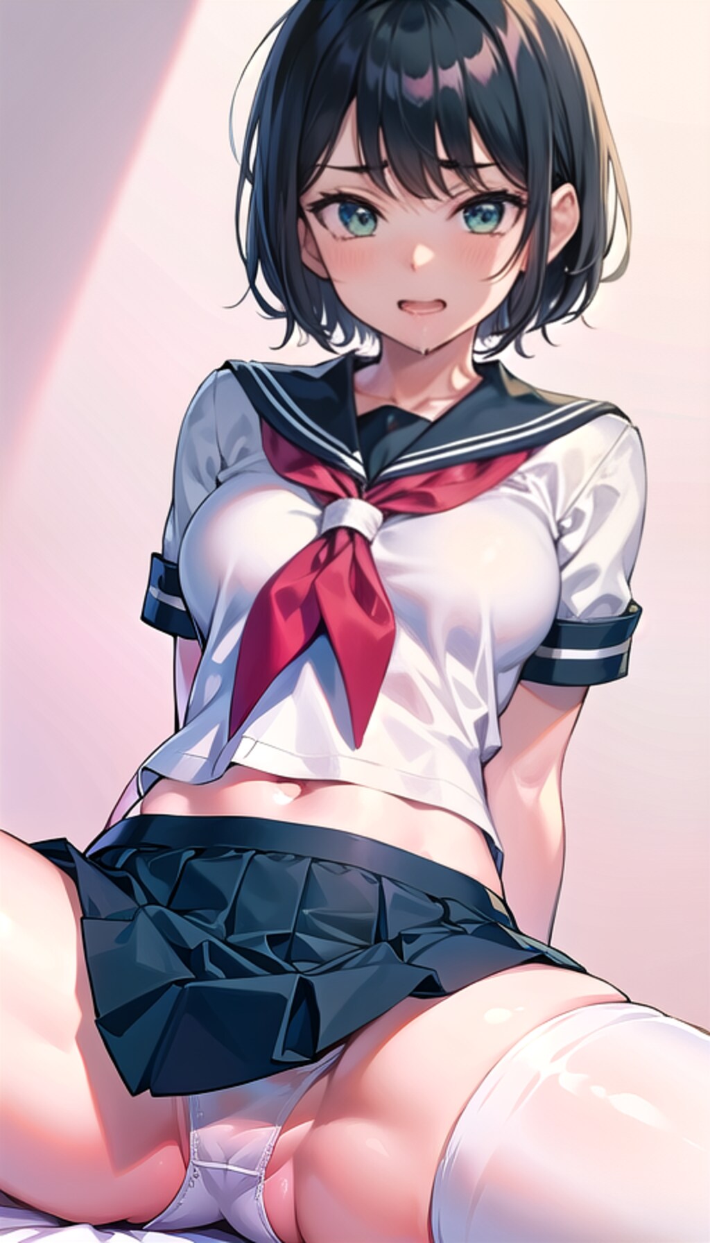 セーラー服の広根涼