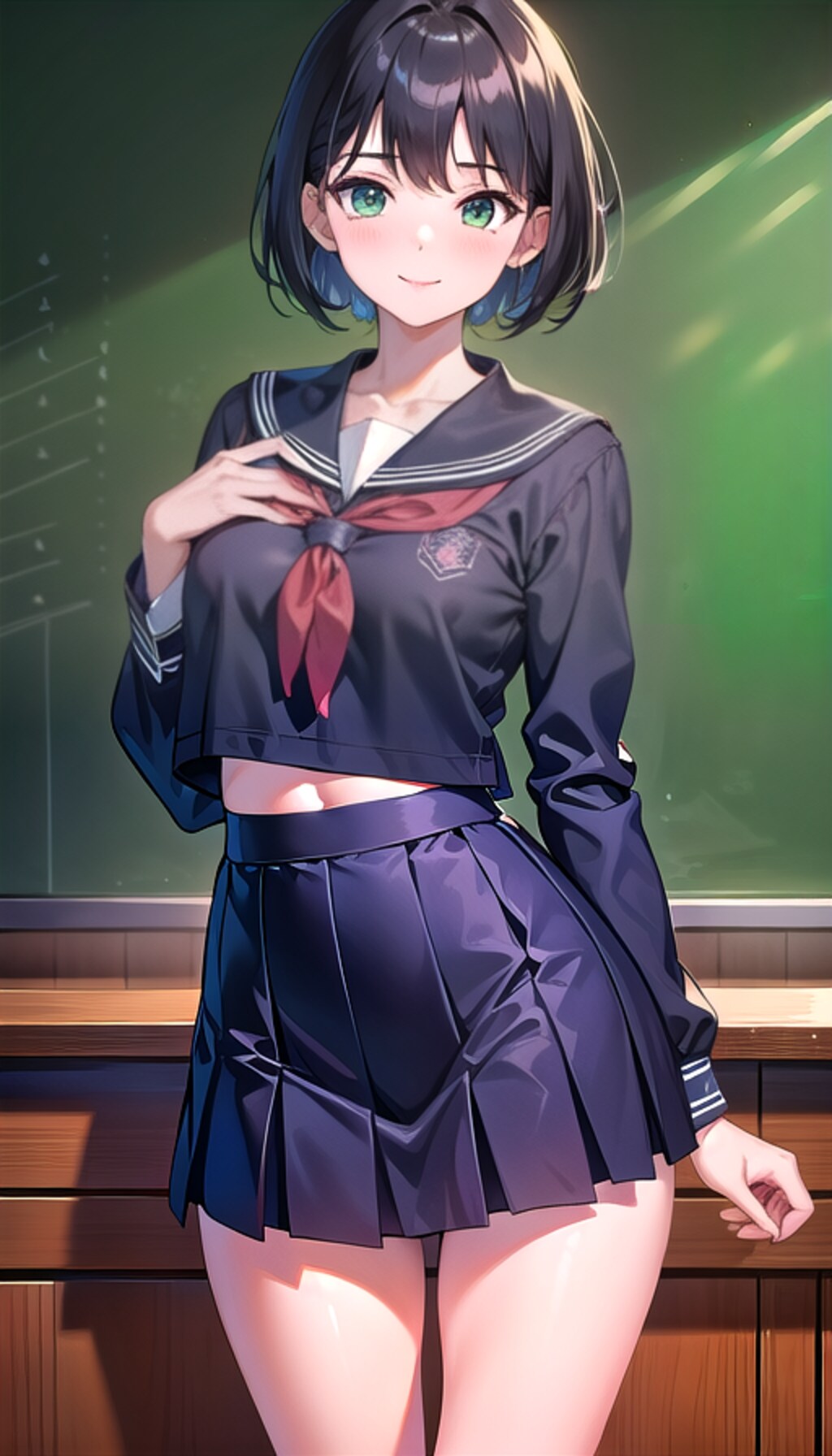 セーラー服の広根涼