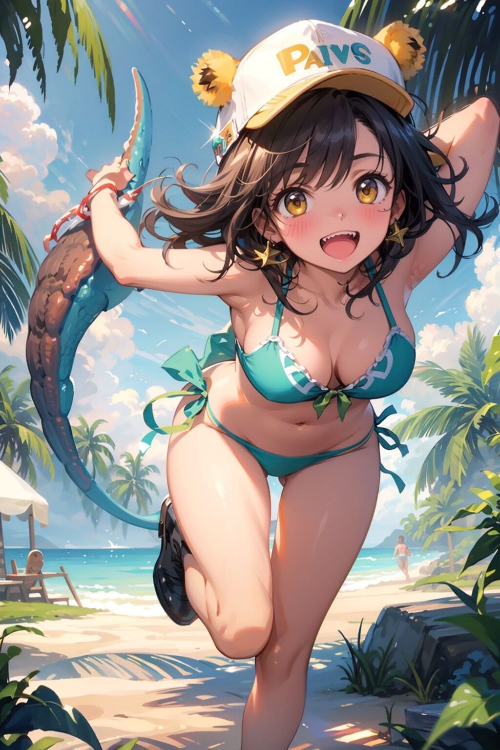 しっぽで遊んじゃいけませんよ！