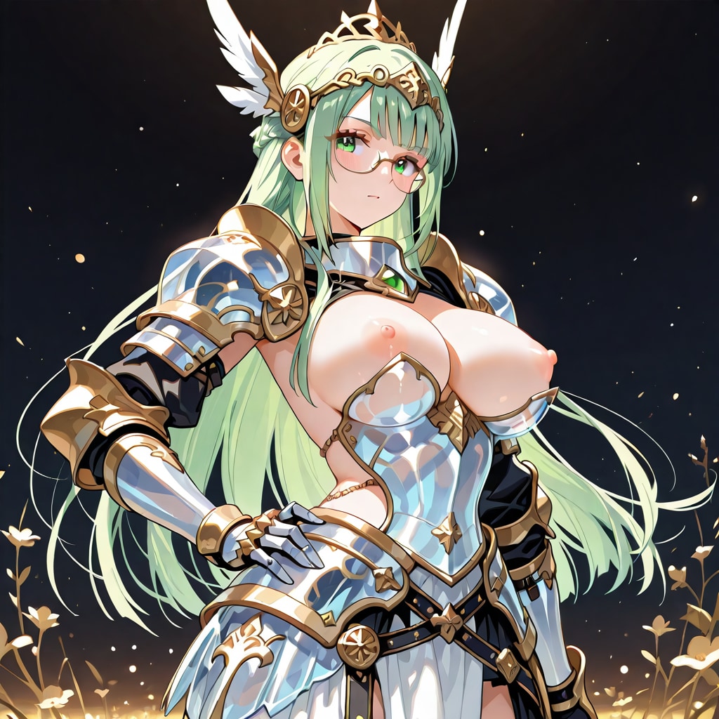 緑の髪の戦乙女の騎士