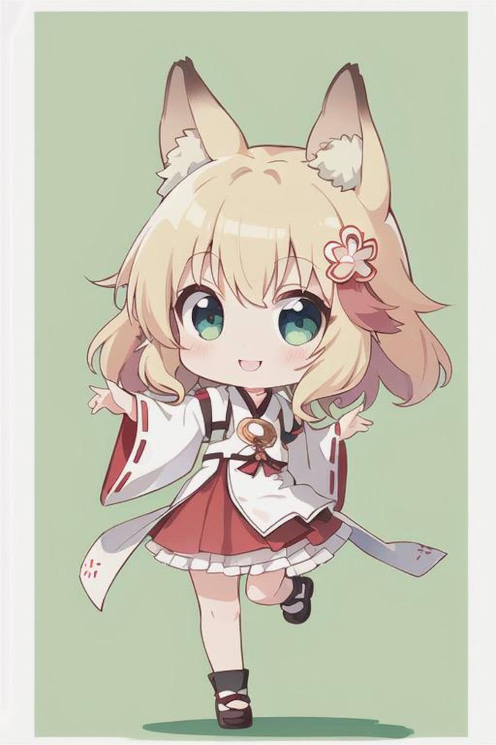 巫女狐の神楽舞4