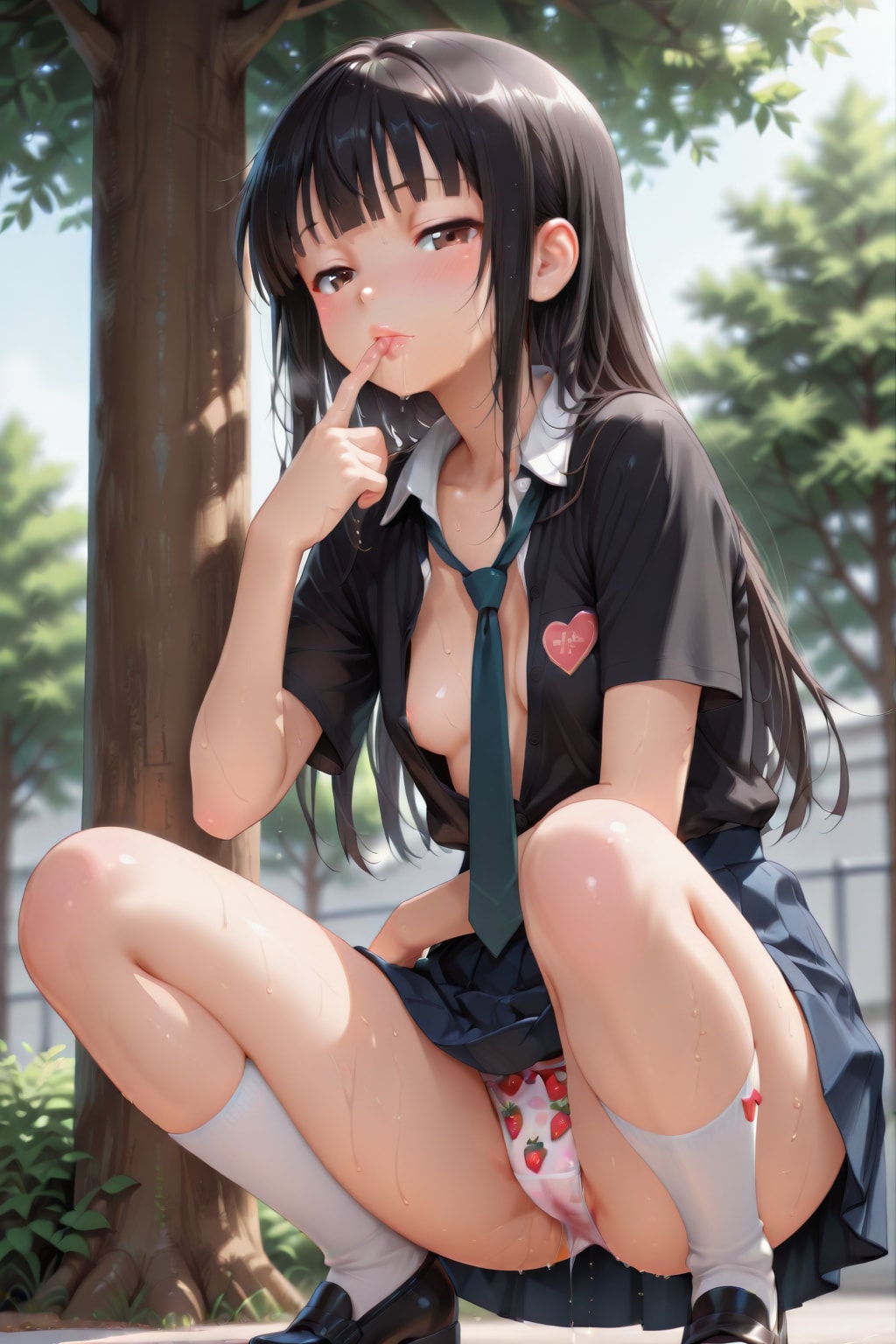 公園にいたJK