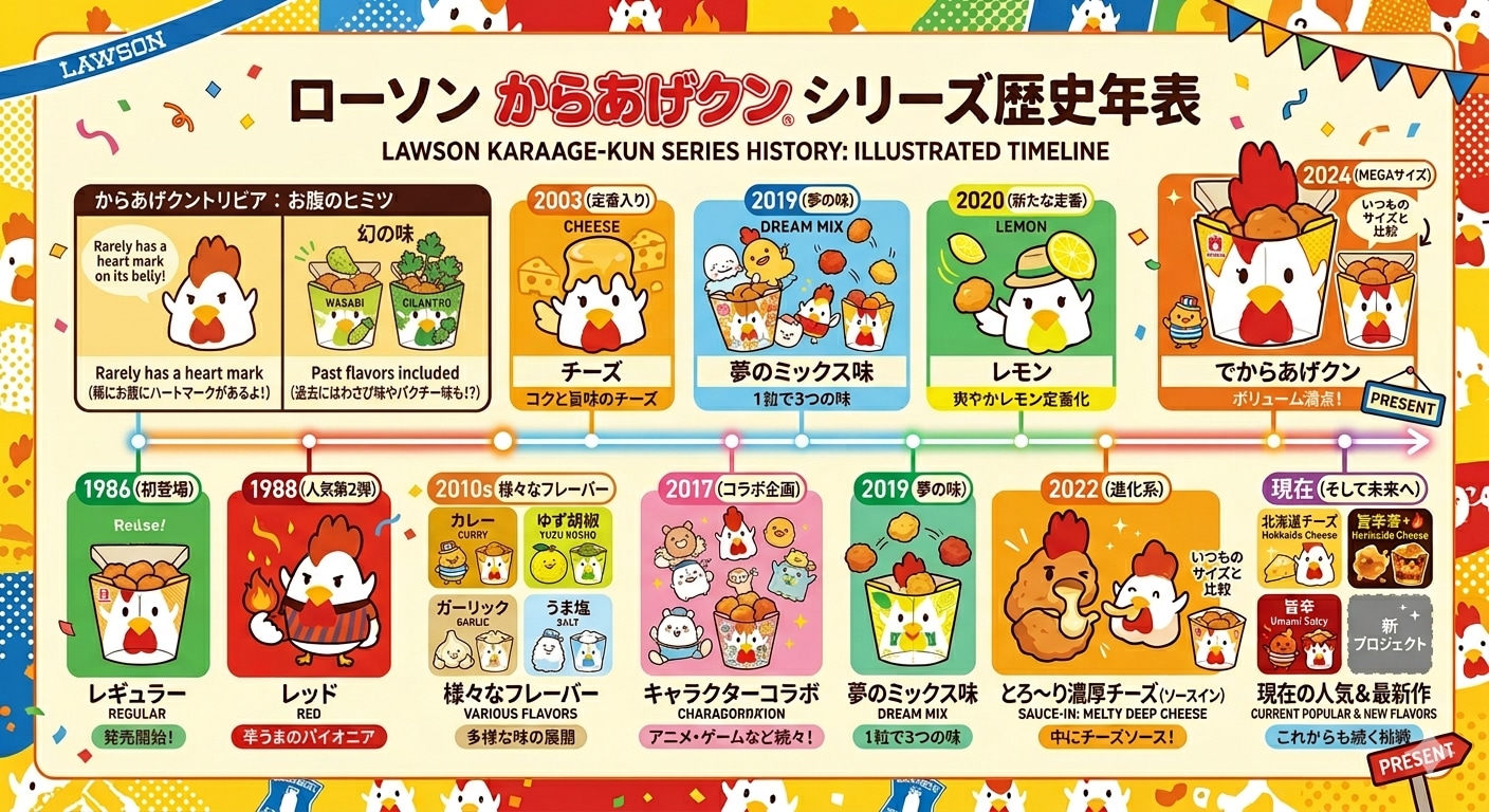 からあげクン年表