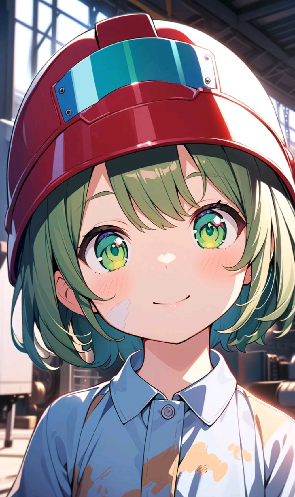 働く小さな女の子