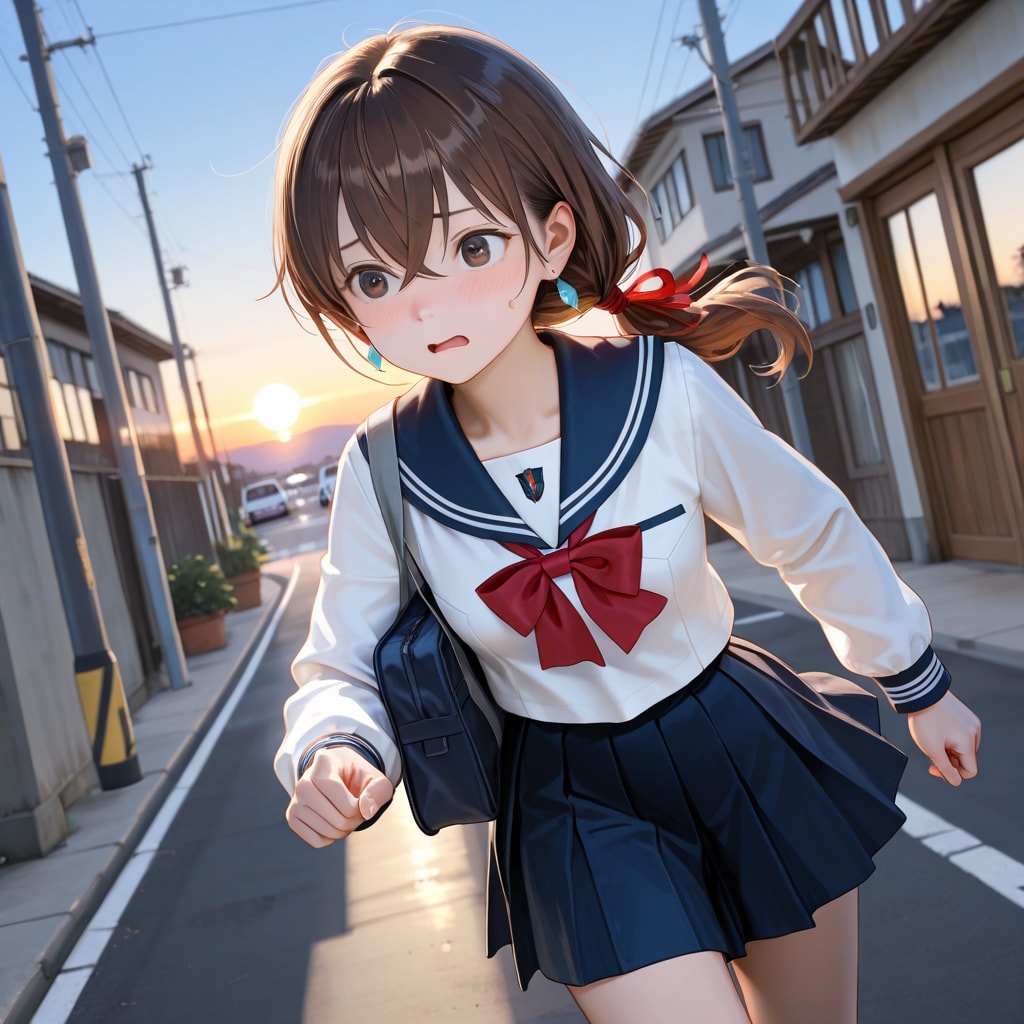 歩美 セーラー服 (1)