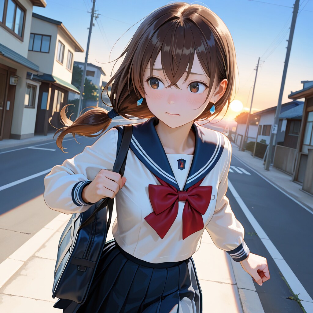 歩美 セーラー服 (1)