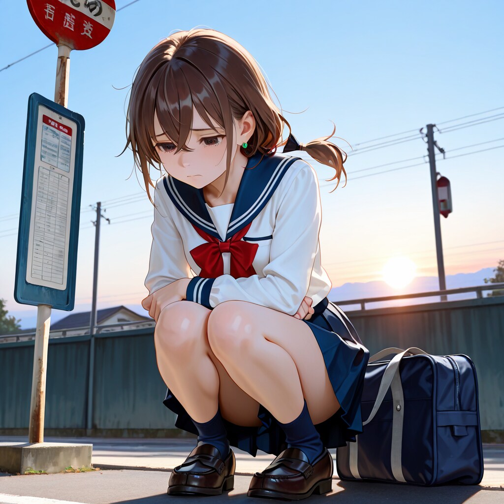 歩美 セーラー服 (1)