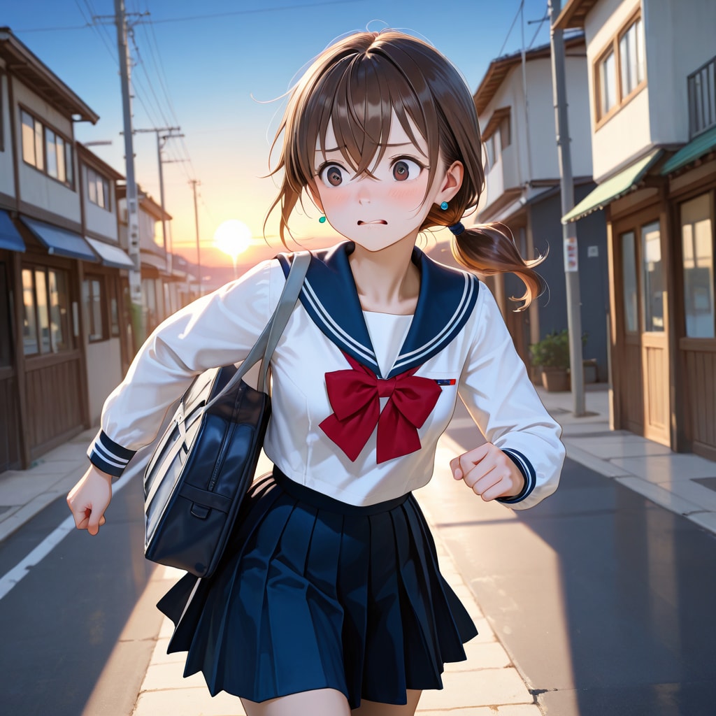 歩美 セーラー服 (1)