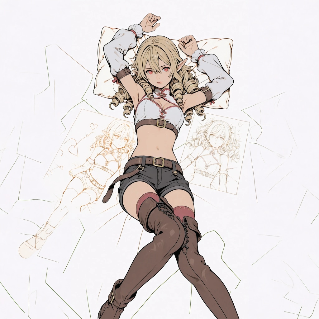 生意気エルフを描きまくる！😤