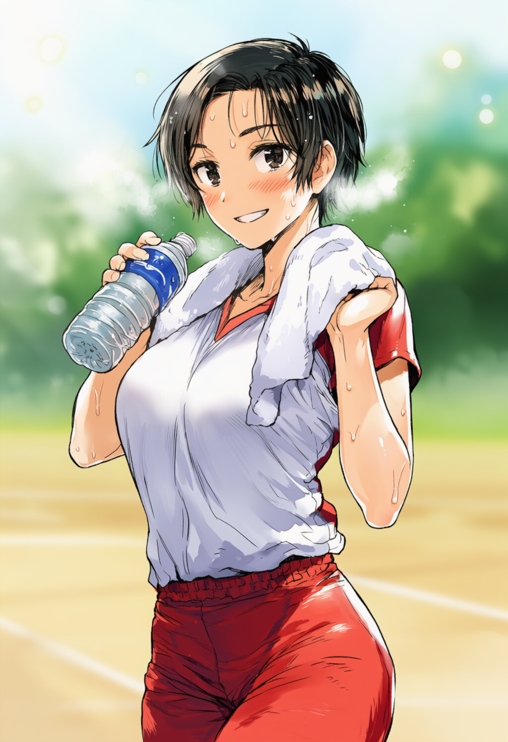 いい汗かいたな！！