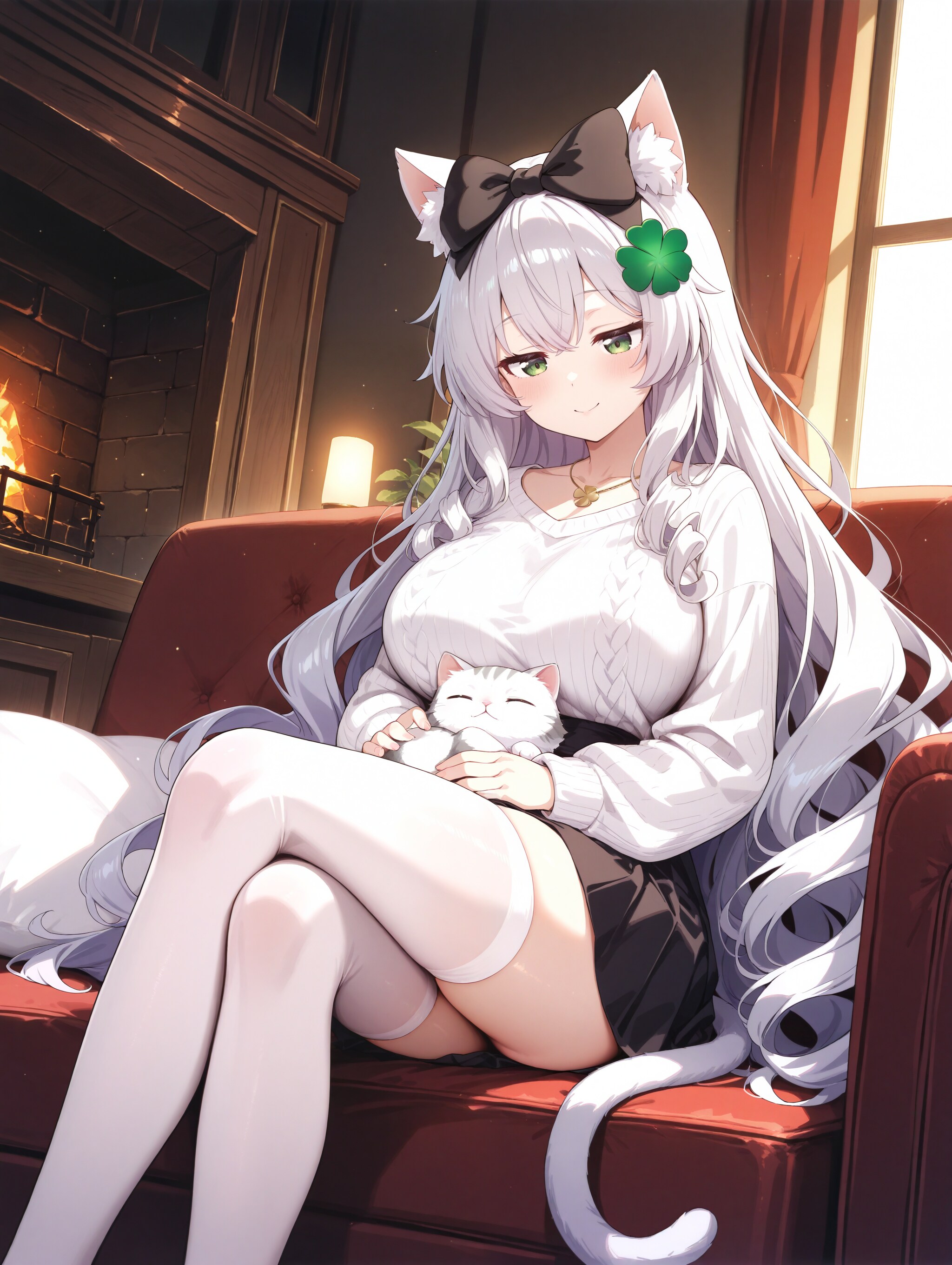 猫さんナデナデするのです🍀