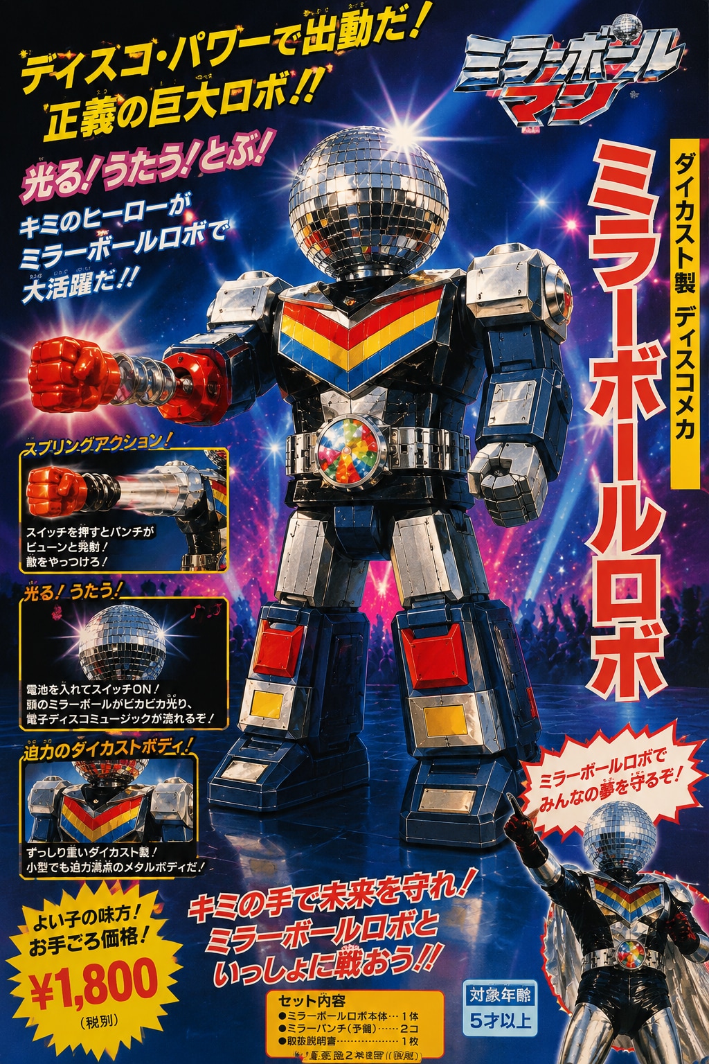 ダイカスト ミラーボールロボ