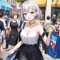 06.お買い物中の少女 2枚目