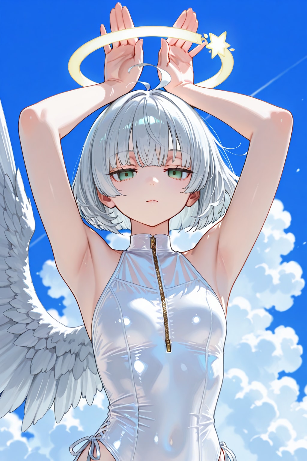 マイペースなジト目テンシちゃんのおはよウサギ（12時です）