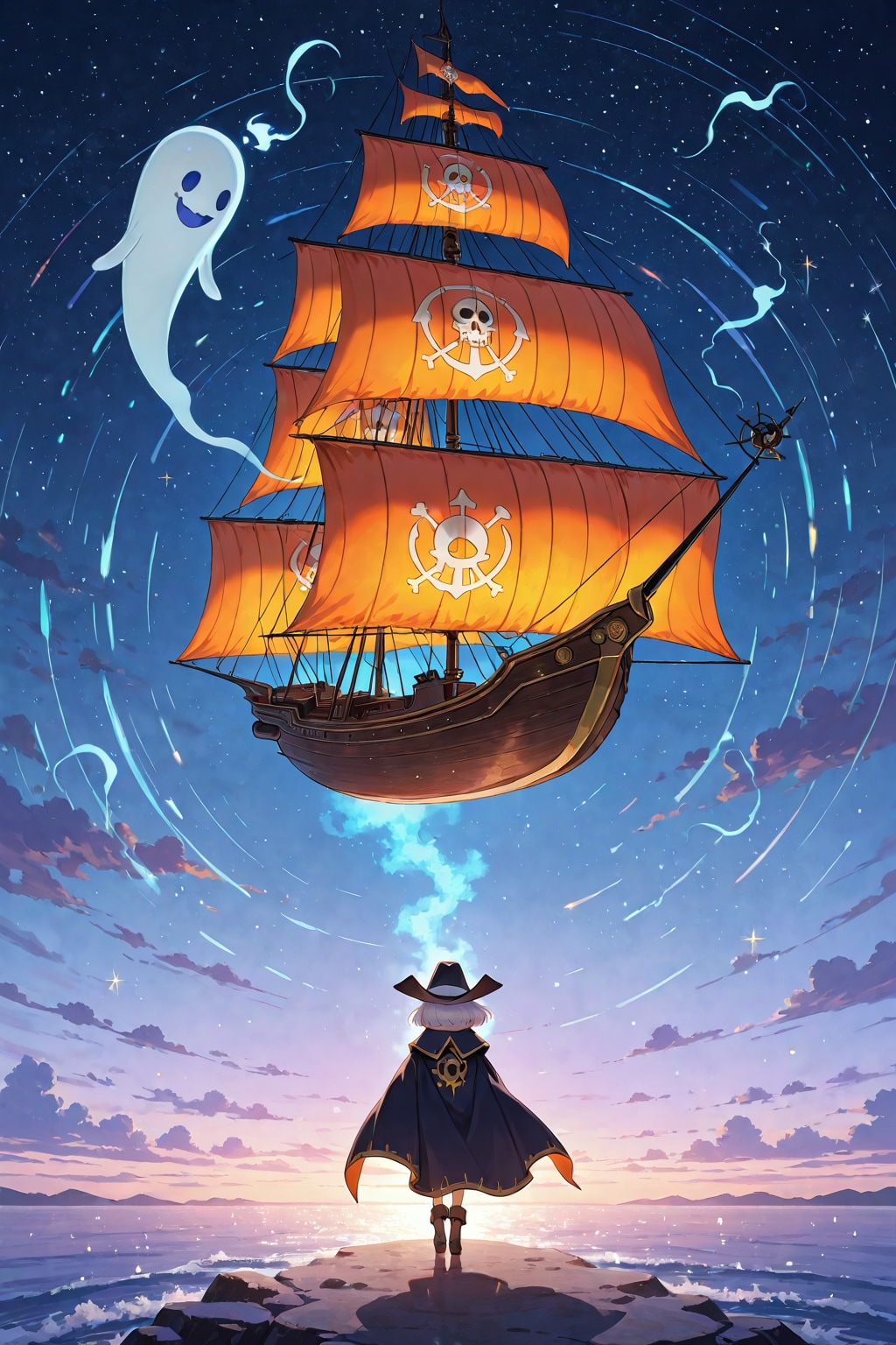 空飛ぶ幽霊船と幽霊船長