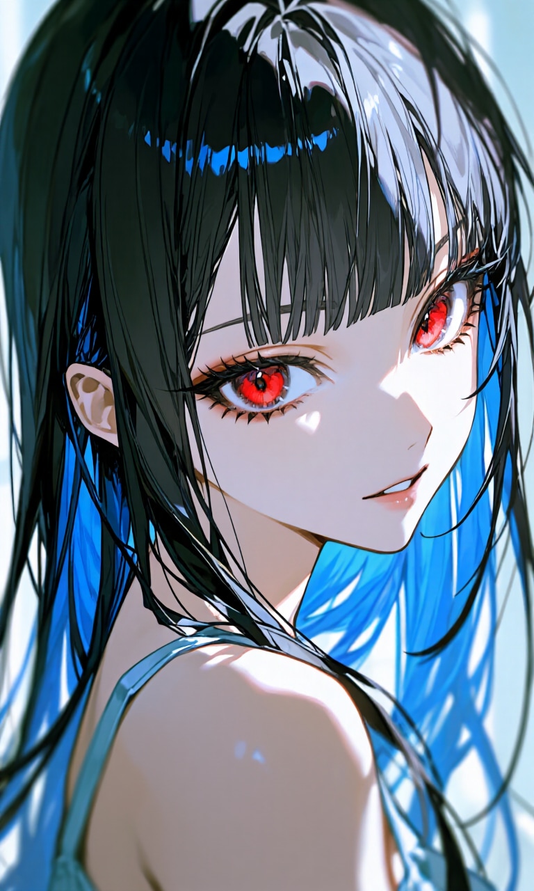 鋭い瞳