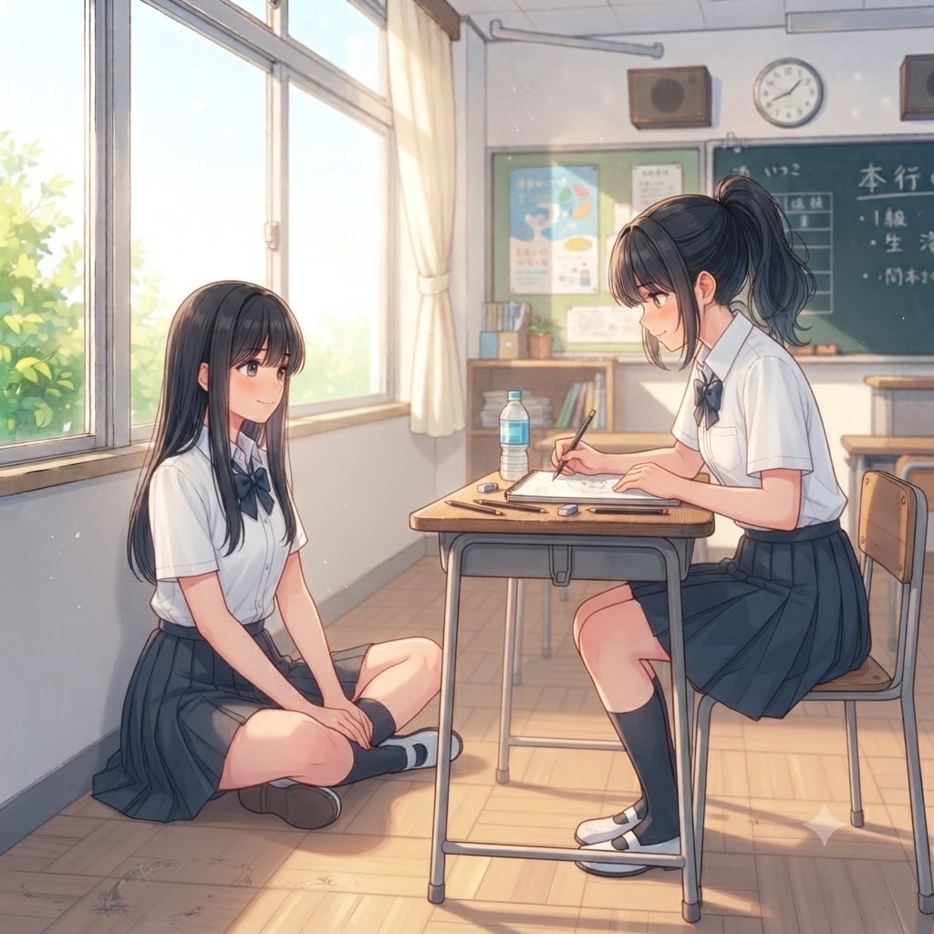 スケッチ少女 | の人気AIイラスト・グラビア