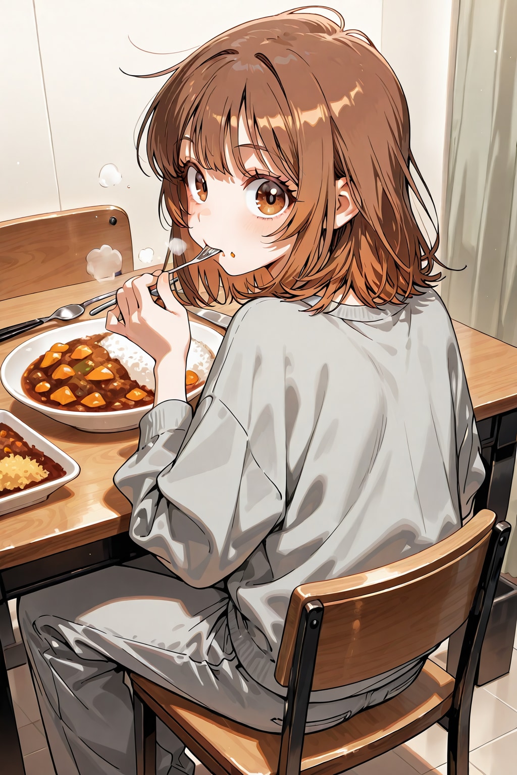 大盛りカレー | の人気AIイラスト・グラビア