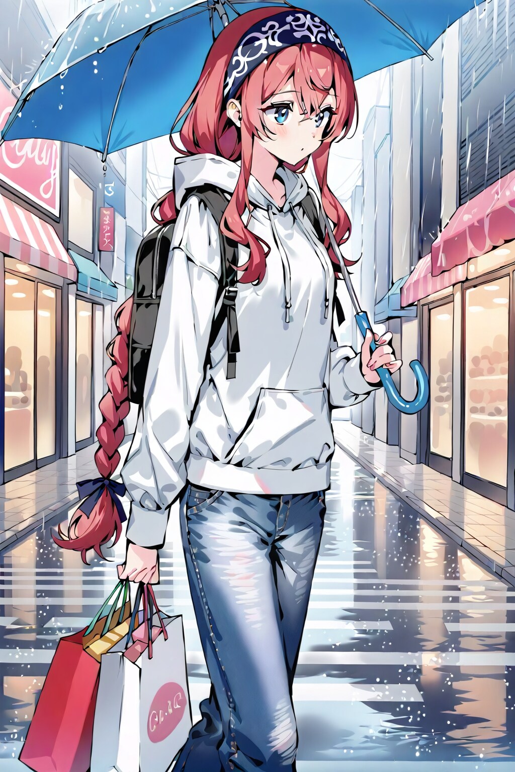 雨の日の買い物