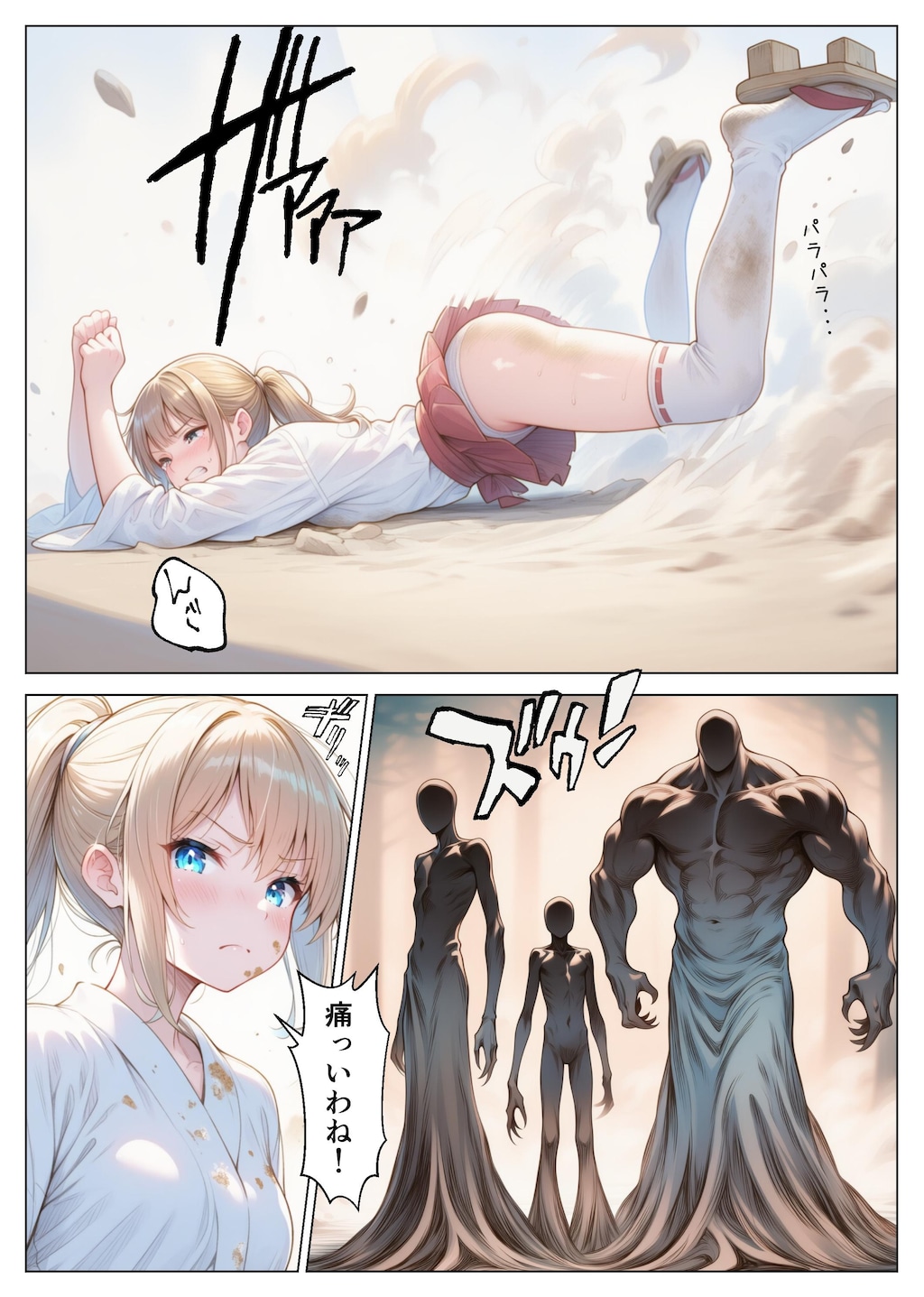 退魔巫女は敗北しました
