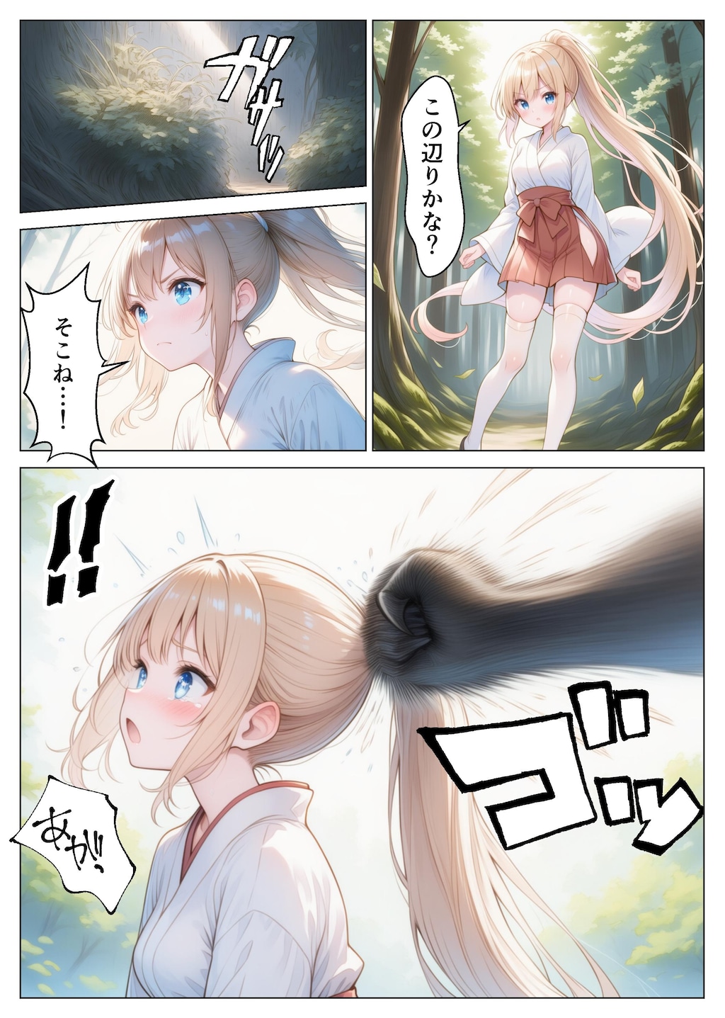 退魔巫女は敗北しました
