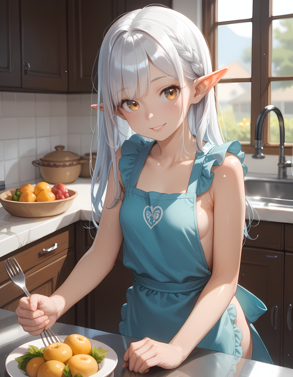 今日はエルフ奥様の朝ごはんです💕