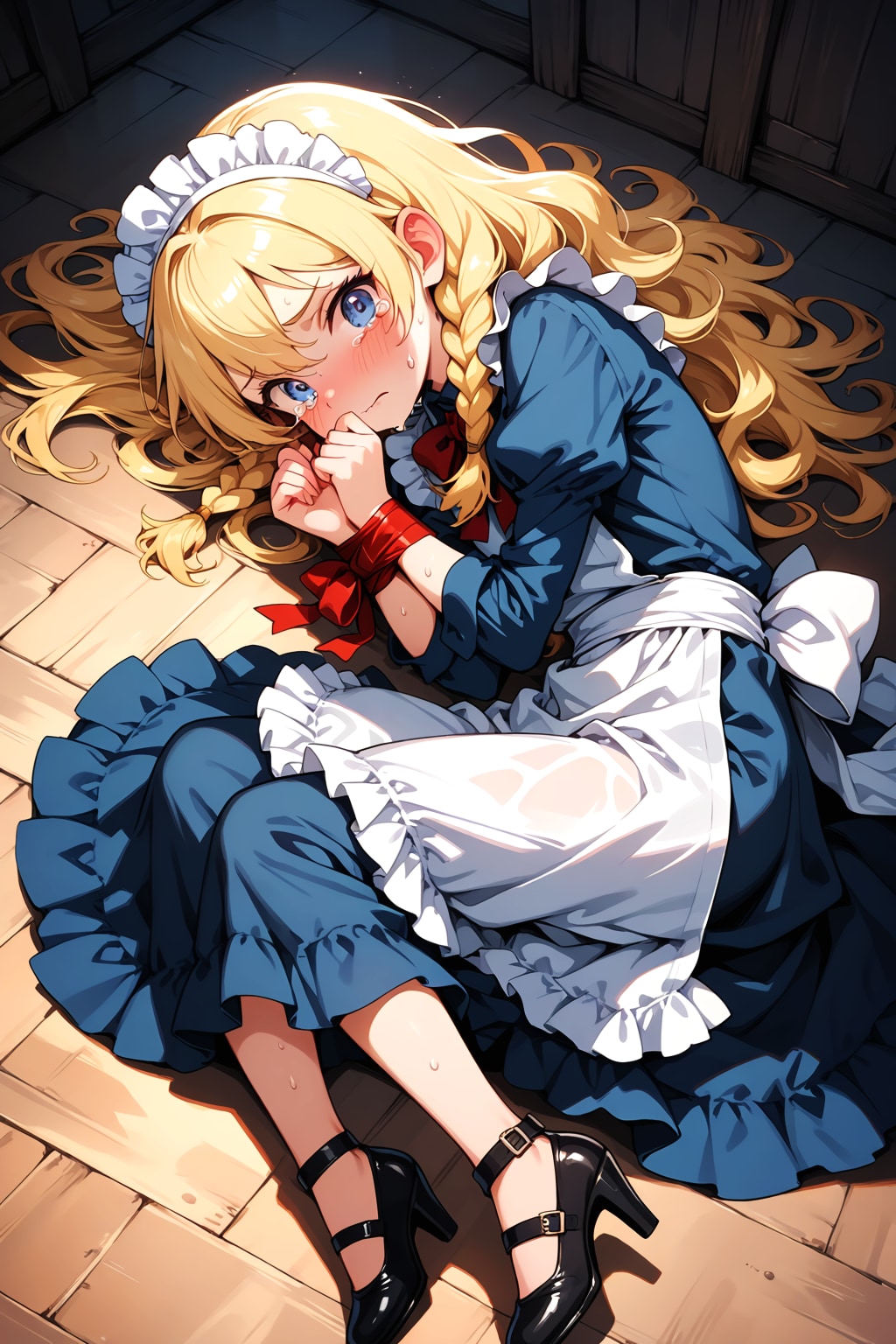 深紅の拘束 | の人気AIイラスト・グラビア