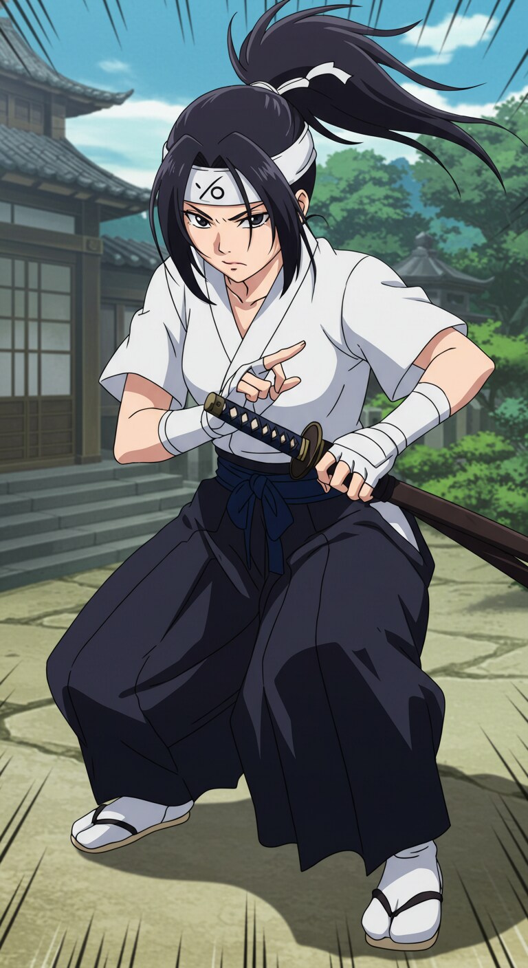 和装武闘派女探偵　（ImageFX土産）