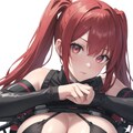 赤い髪のライダーっ娘-2　画像①「負けちゃったから・・・お願いちゃんと言って♪。」 2枚目