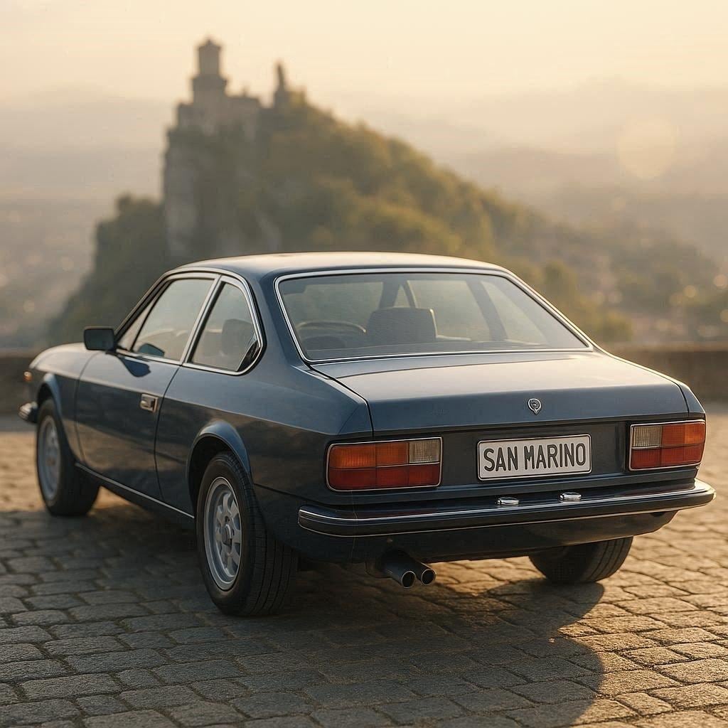 ランチア ベータ クーペ in サンマリノ