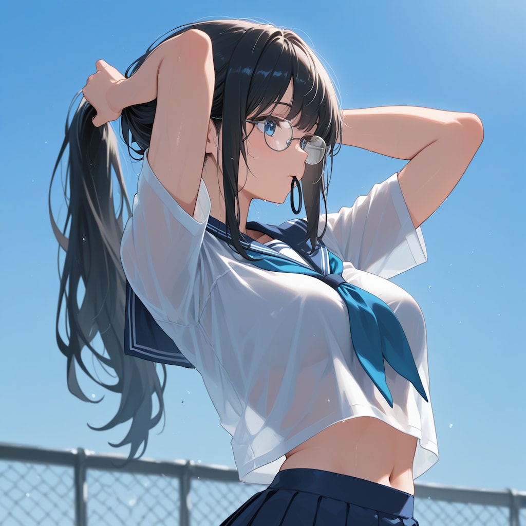 ヘアゴム（月子）