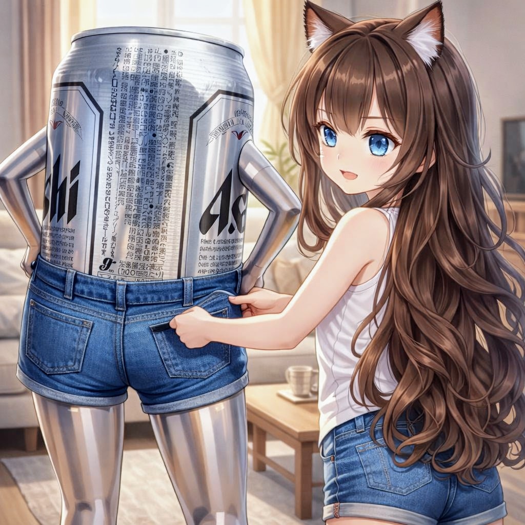 ホットパンツの小さな女の子 | の人気AIイラスト・グラビア