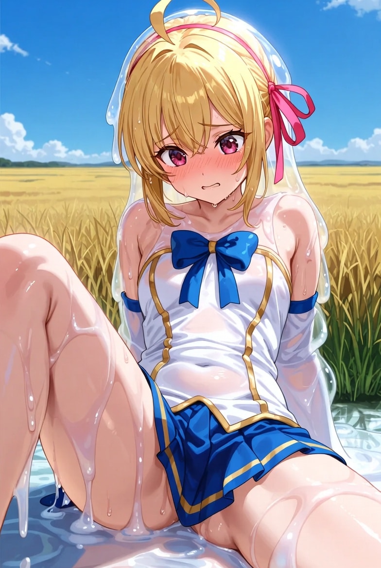 スライムに捕まって…