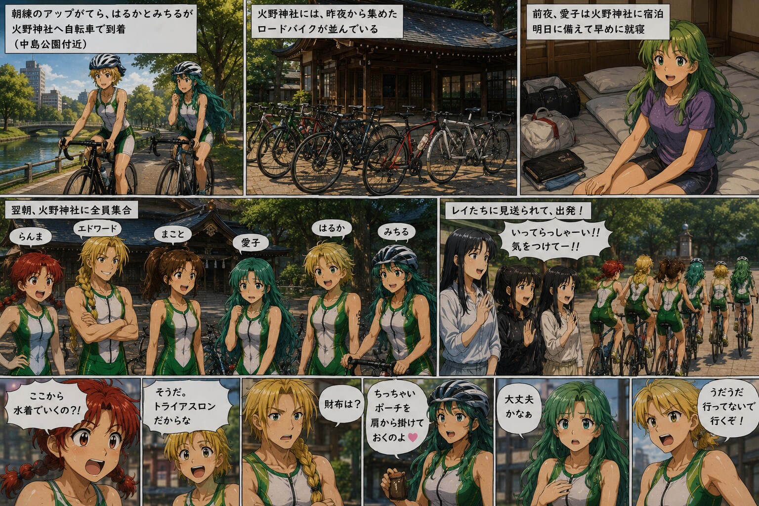 火野神社水泳部　トライアスロン編第23話