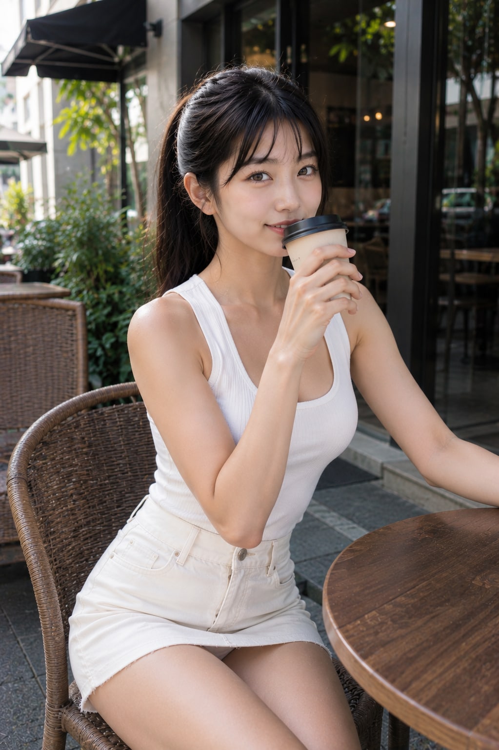 カフェテラスでのひととき