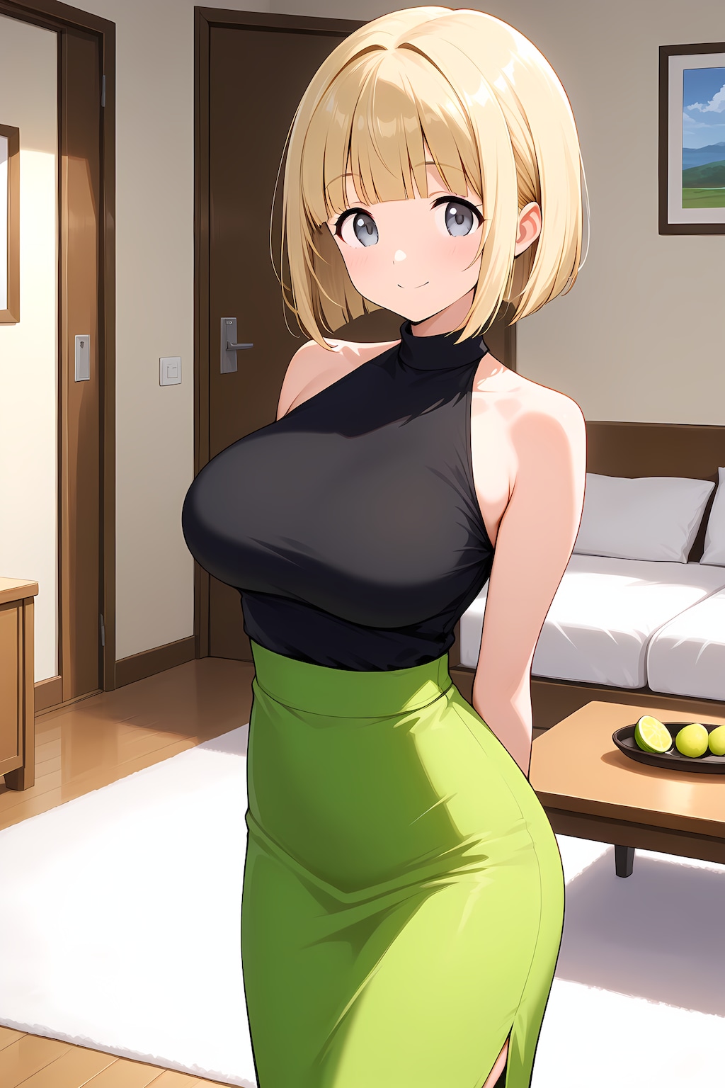 大人っぽい感じで