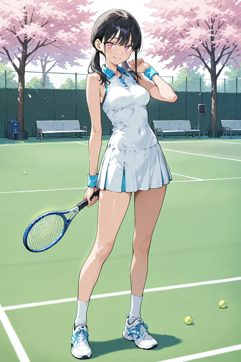 テニス部に入りました