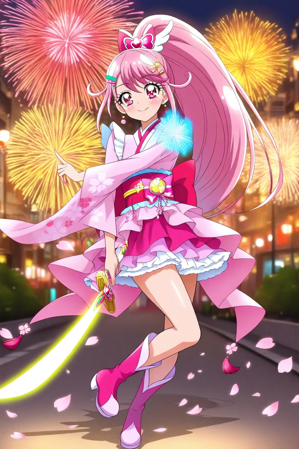 プリキュア風和風魔法少女