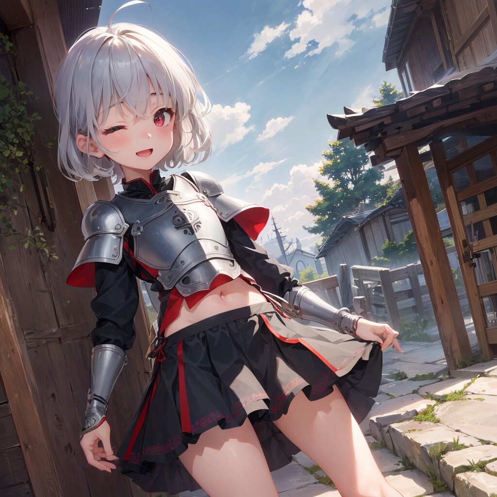 銀髪見習い戦士ちゃん